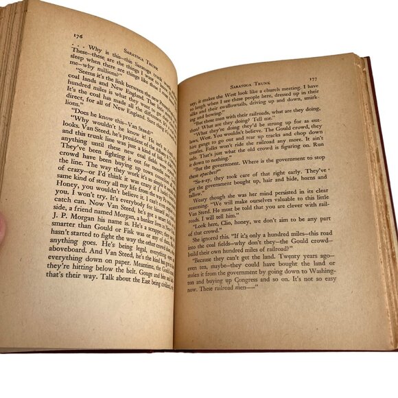 Vintage Saratoga Trunk Book by Edna Ferber Hard Cover - Picture 5 of 7